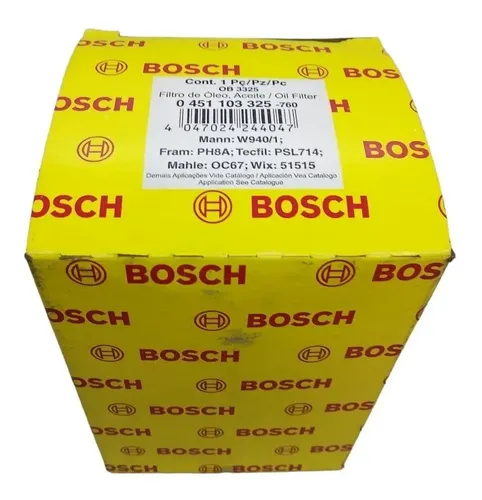 FILTRO DE ACEITE BOSCH 0451.103.325