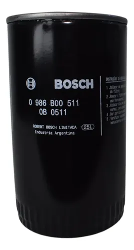 FILTRO DE ACEITE BOSCH 0986.B00.511
