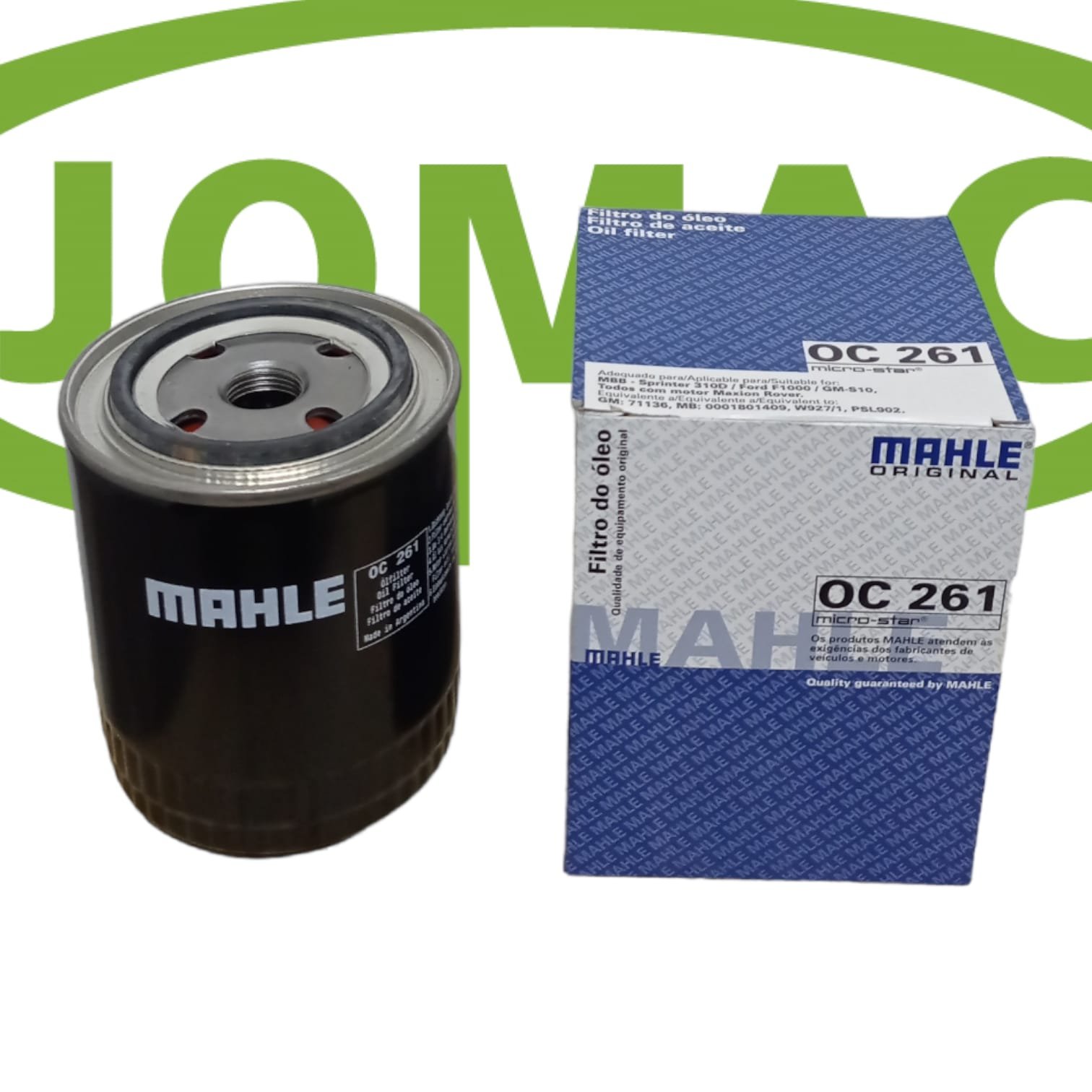 FILTRO DE ACEITE MAHLE OC261